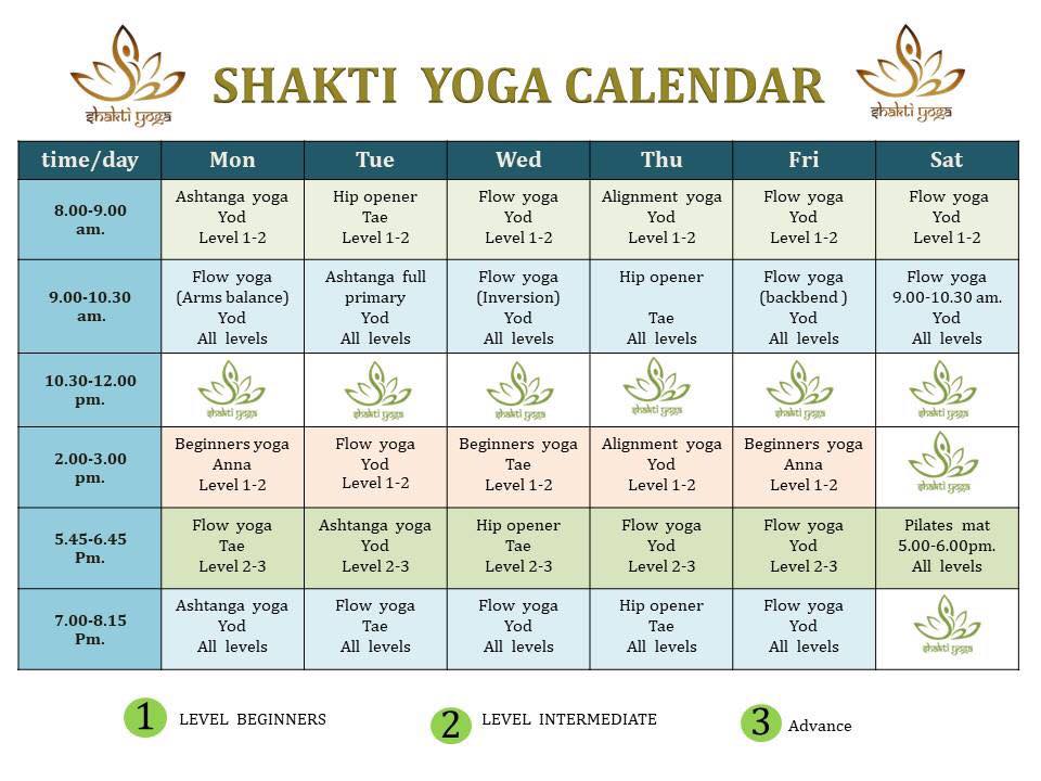 Classes – Shakti Yoga Hua Hin